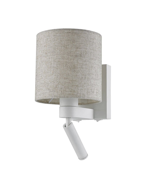 WALL INTERNAL S/M ES Adj Matt WH Reading Light BRIGHTON02 Cla Lighting
