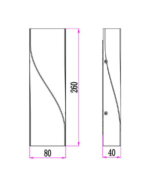 GIROTR LED Tri-CCT Surface Mounted Up/Down Twist Wall Lights GIROTRI2