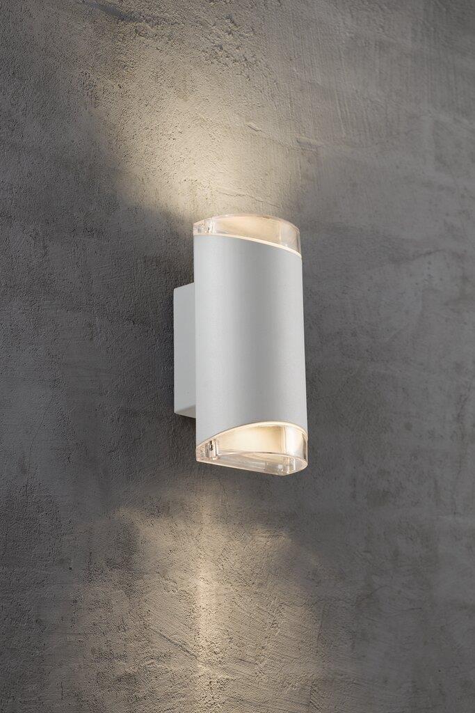 Arn Wall UP/Down Aluminium, Plastic White, Clear - 45481001