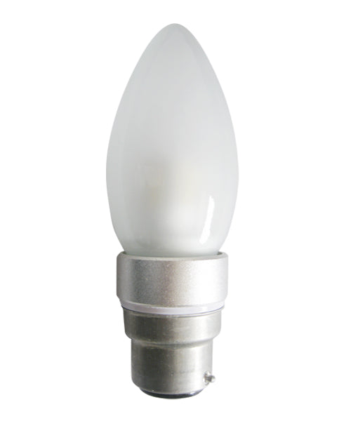 GLOBE LED BC CAN 4W 3000K FR 300D (280 Lumens) WTY 3YR CAN10