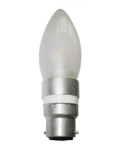 CLA LIGHTING 4W Candle Dimmable LED GLOBE FROSTED ES WW 3000K CAN9D