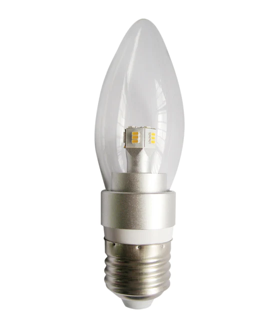 CLA LIGHTING 4W Candle Dimmable LED GLOBE FROSTED SES WW 3000K CAN11D