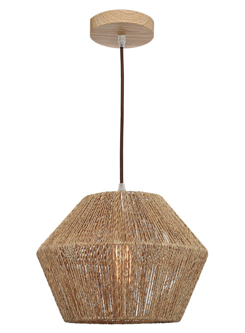 Cassie 1lt Pendant Small Timber CASS1PSM Cougar Lighting