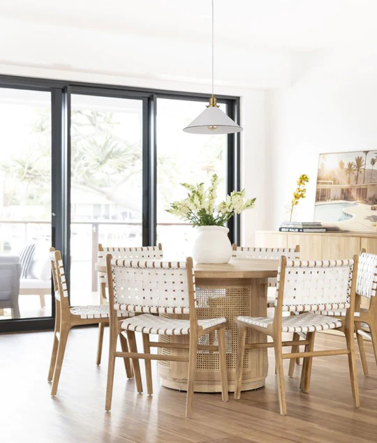 CEREMA: Interior White with Antique Brass & Black Highlight Coolie Pendant Light- CEREMA3