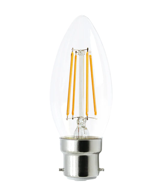 Candle LED Filament Dimmable Globes Clear Diffuser (4W)- CF38DIM