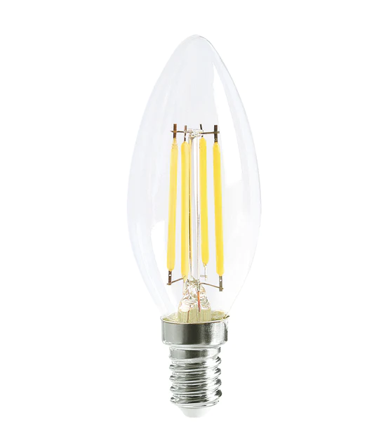 Candle LED Filament Dimmable Globes Clear Diffuser (4W)- CF44DIM