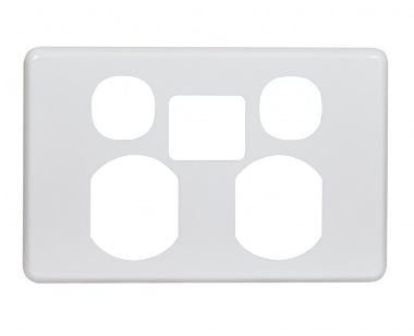 Leopard Cheetah Fully Integrated Dual USB Charger Power Point (CHLEPP2USB2G)  White GSM