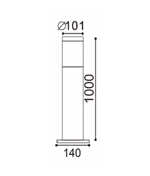 ELANORA Series Stainless Steel Long Bollards CLA1615L