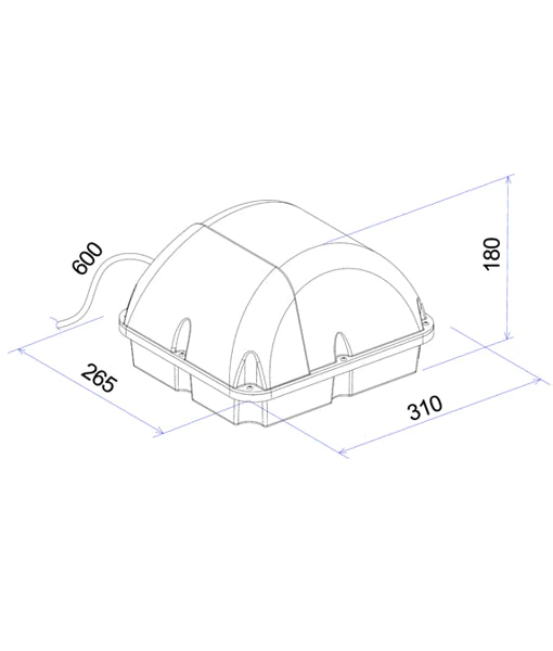 LED Exterior Bulkhead Light IP65 IK10-CLA4736CB