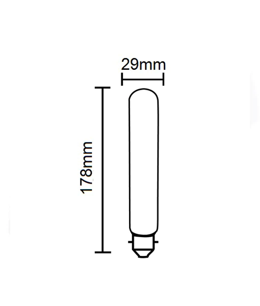 CARBON GLOBE BC T9 25W CLACFE25BC