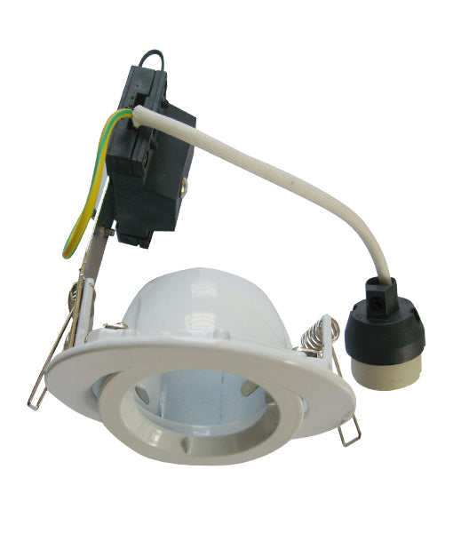  DOWNLIGHT  GU10 GIMBAL ROUND SATIN CHROME  F&PCLADL24SFP1.2M CLA LIGHTING