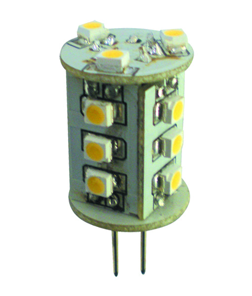 CLA LIGHTING LED 12V DC GLOBE G4 1.5W YEL CLAL1.58Y