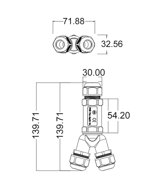 CONN: Waterproof Connector IP68  CONN007