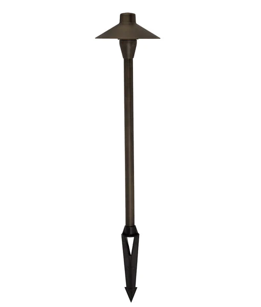 COOLIE: Exterior Coolie Rustic Antique Brass Spike Lights IP54 COOLIE01