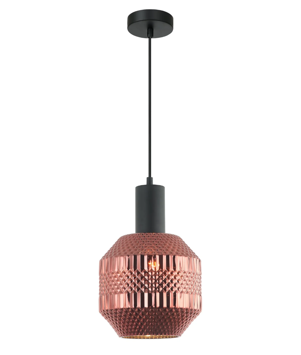MARACA Glass Jar w/ Quadrilateral Segment Pendant Lights MARACA4
