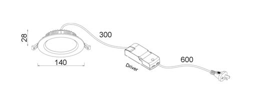 LED Tri-CCT Dimmable Fixed White Downlights (3000K/ 4000K/ 5700K) 