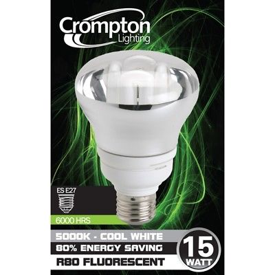 CROMPTON 15W ES REFLECTOR GLOBE 5000K COOL WHITE