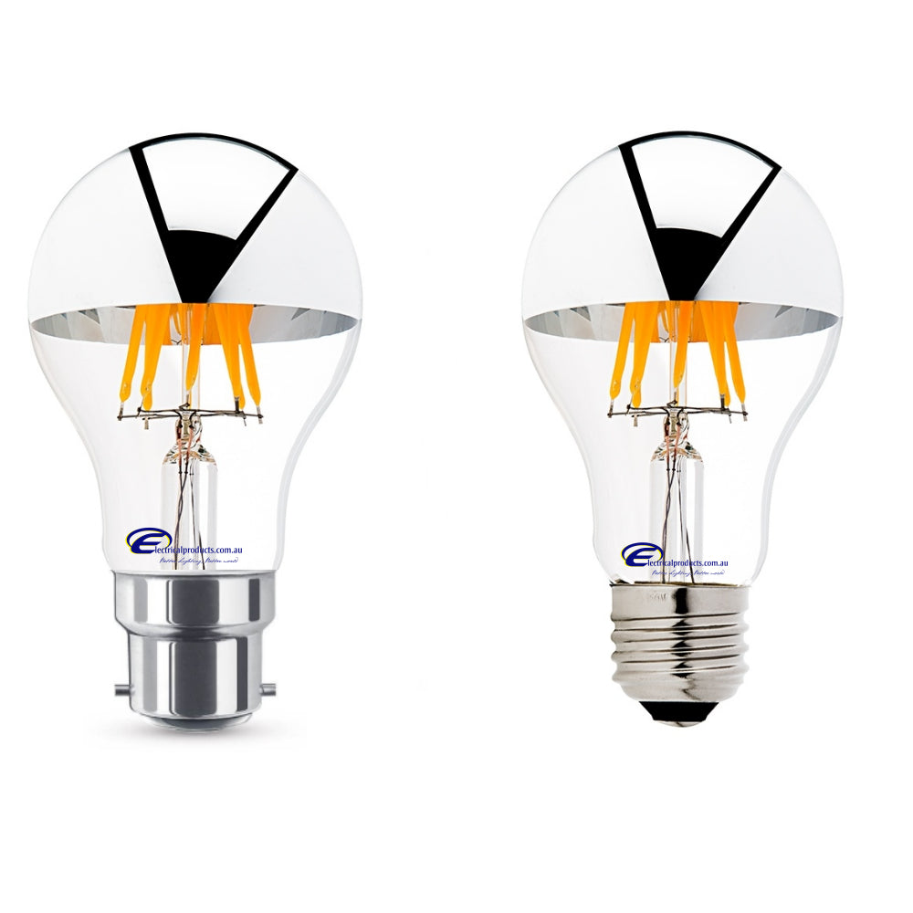 LED CROWN SILVER GLOBE A60 6W E27 Or B22