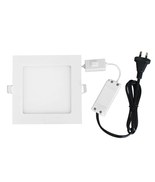 SLICKTRI LED Dimmable Ultra Slim Tri-CCT Recessed Downlights Square SLICKTRI1S 