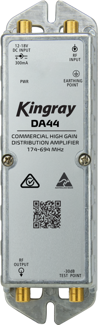 DA44
TV SIGNAL DISTRIBUTION AMPLIFIER
