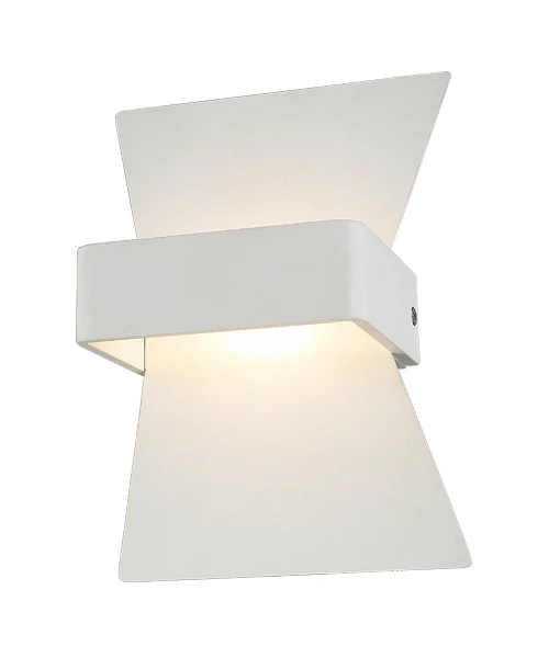 DAVOS LED Interior Matte White Bow Wall Light DAVOS