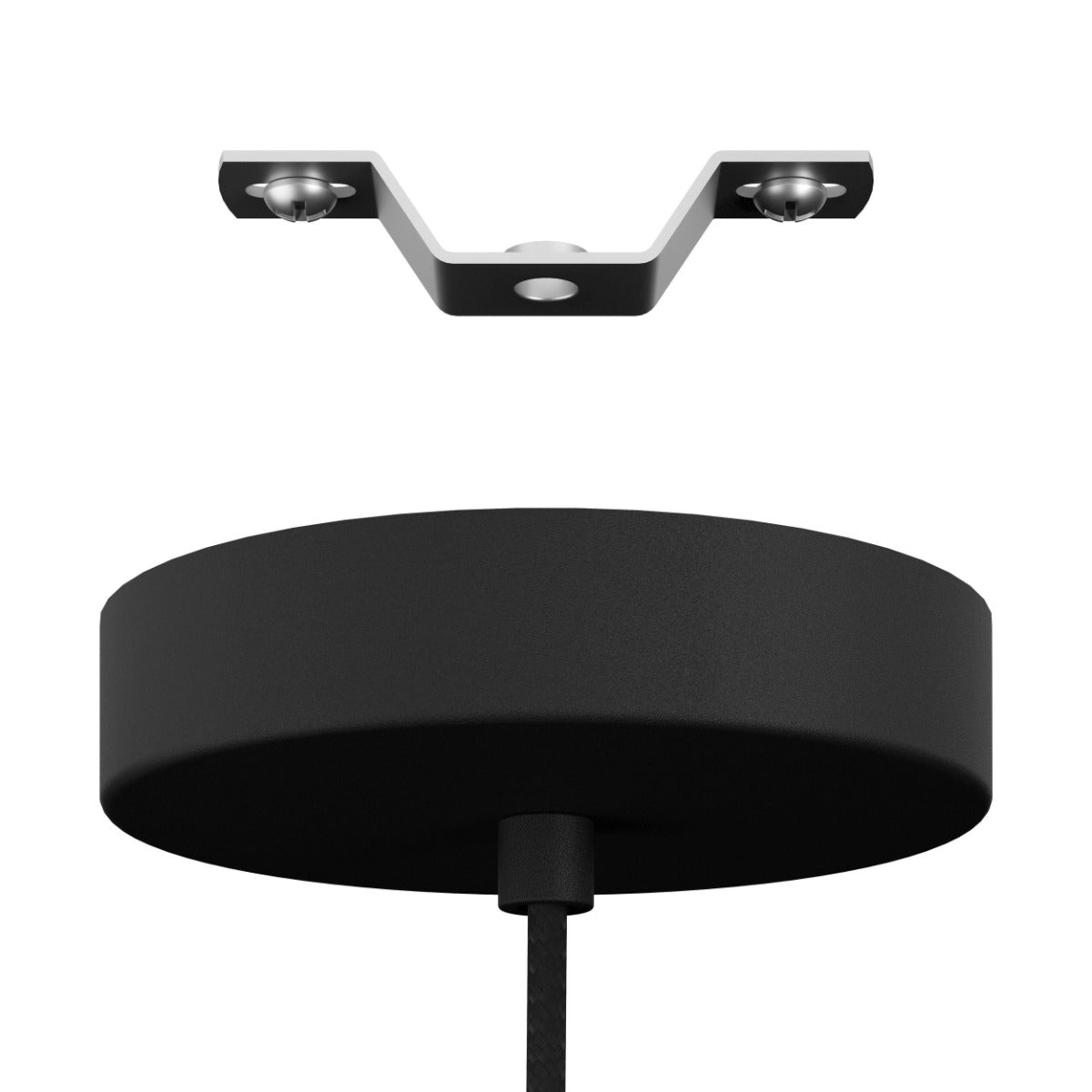 Manby 1 Light Pendant Black 43795N