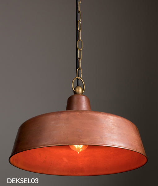 PENDANT ES 60W AGED COP DEKSEL03 Cla Lighting