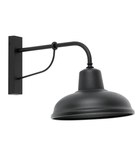 DEKSEL Industrial Matte Black Interior Wall Light DEKSEL05