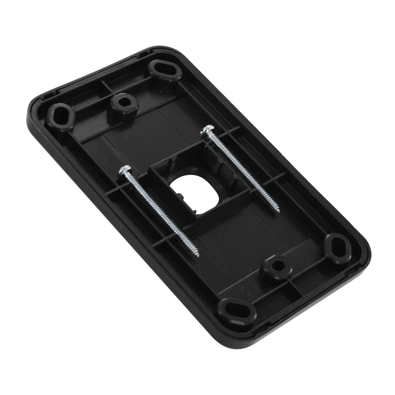 Digitek Custom Wall Plate For 1 Terminal / Connectors Black - 05DWP01BK
