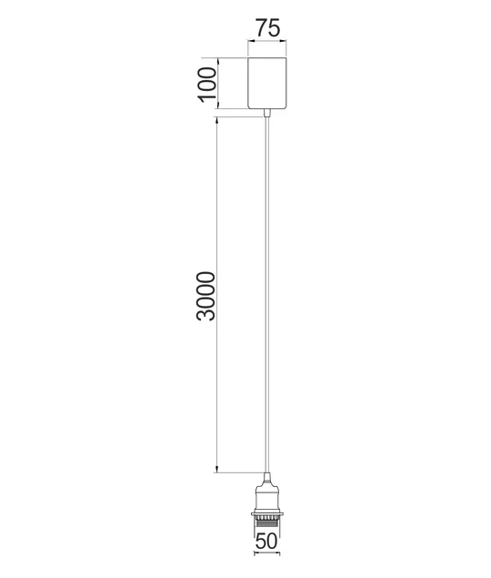 D.I.Y. Plug-in Pendant Light Suspension Kits DIYPEN2