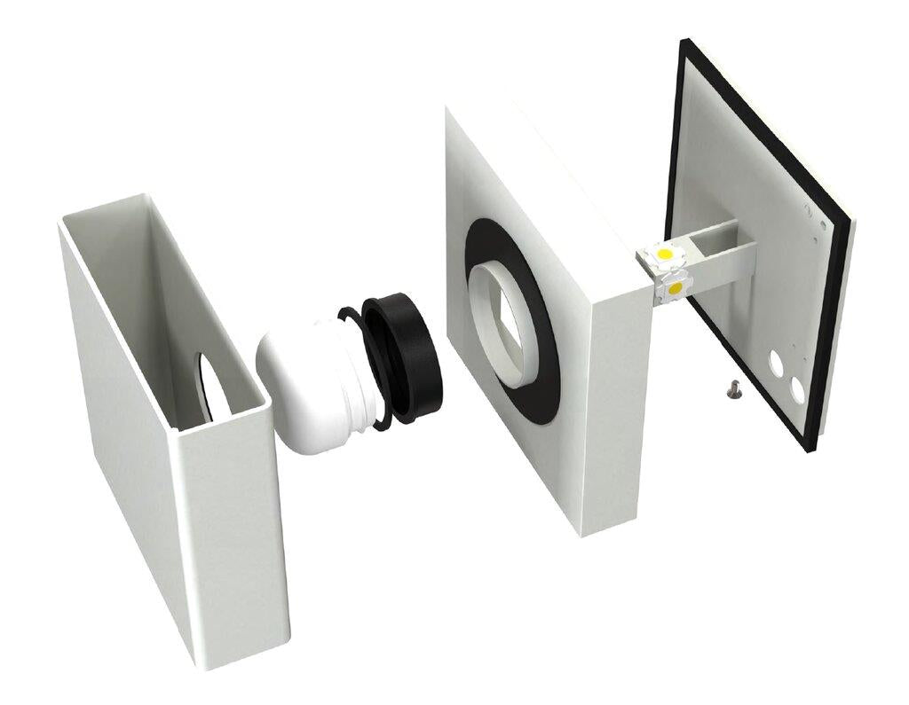 Turn Wall Aluminium White - 2019061001