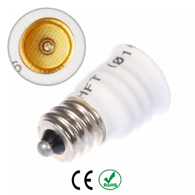 E12 to E14 Adapter - (E12) Small Edison Screw to (E14) Socket Enlarger Adapter Converter