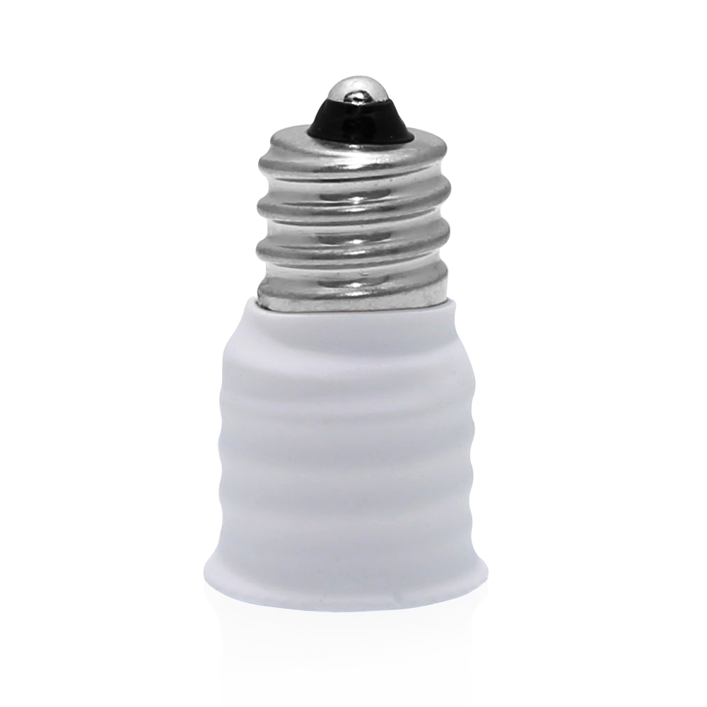 E12 to E14 Adapter - (E12) Small Edison Screw to (E14) Socket Enlarger Adapter Converter