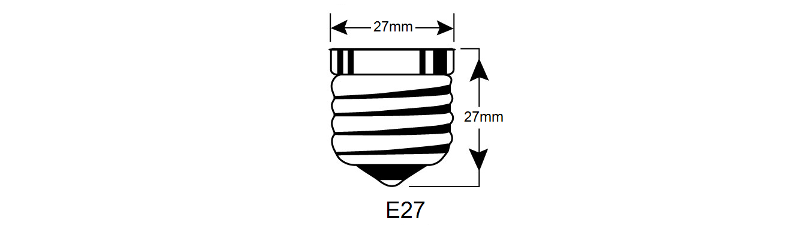 A60 E27 LED FILAMENT GLOBE 8W 2700K 32V AC/DC (Non Dimmable)