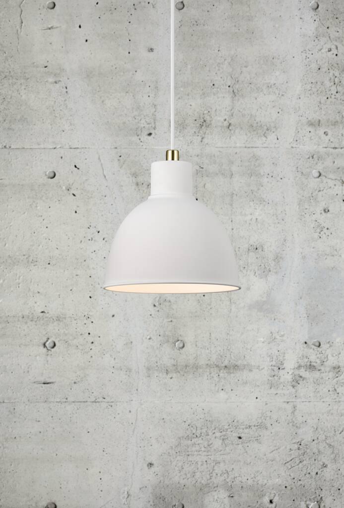 Pop Rough Pendant Metal, Plastic White - 48733001