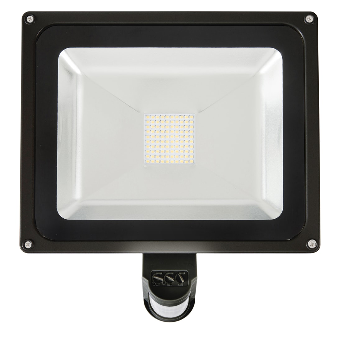 AVENGER-II 20W LED FLOOD LIGHT WITH SENSOR - BLACK - 19667/06