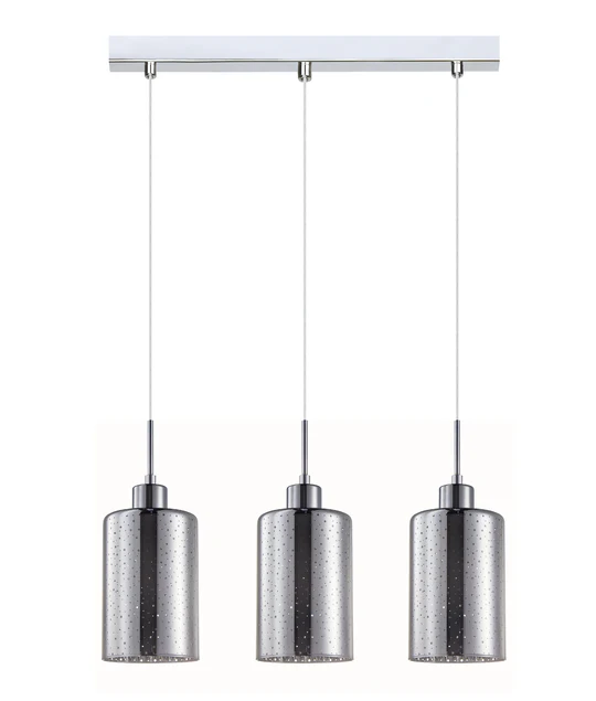 ESPEJO1 Oblong Glass with Line Effect Pendant Lights ESPEJO3X3S