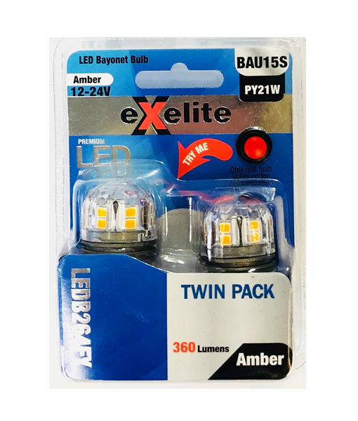 Exelite LED Bayonet Auto Globes   LEDB265
