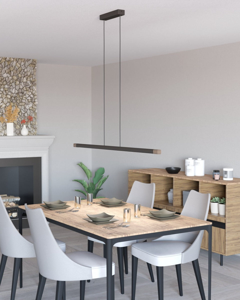 Lisciana 22W LED Dimmable Pendant Grey / Warm White 205743