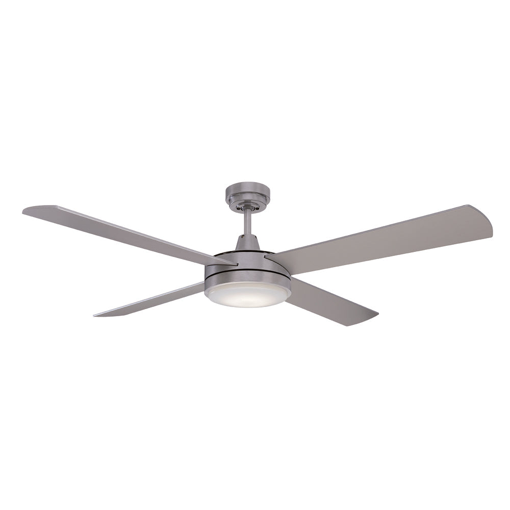 Luna 1300 Ceiling Fan with LED Light Silver ( 1UNIT ONLY )