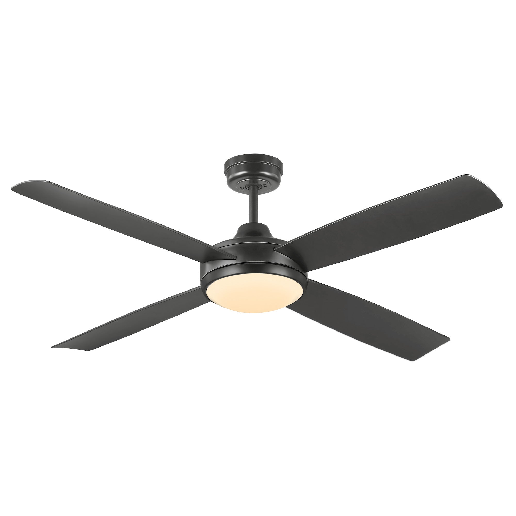 Airnimate Ceiling Fan with Light Black 52" ABS - FC777134BK