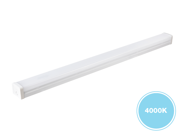 Topik IP20 Batten 4FT 4000K White - 213554