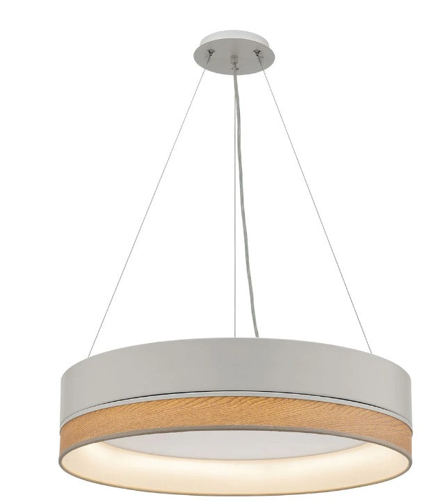 Mercator Fitzgerald White LED Pendant - ML7224WHT