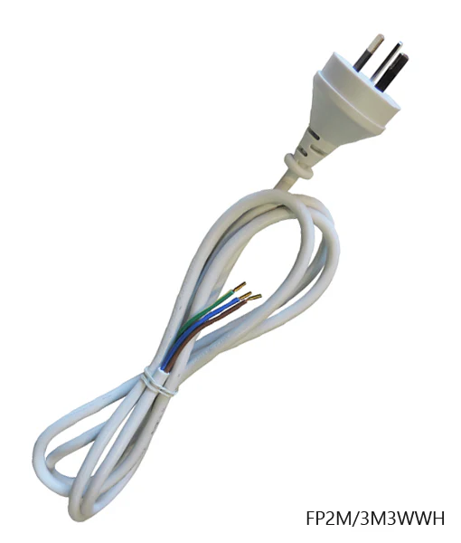  Flex & Plug Black 2m 3 wire FP2M3WWH