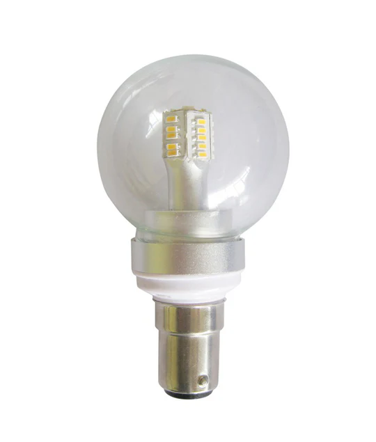 CLA LIGHTING LED GLOBE SBC FANCY RND 4W 3000K CLR 300D FR4