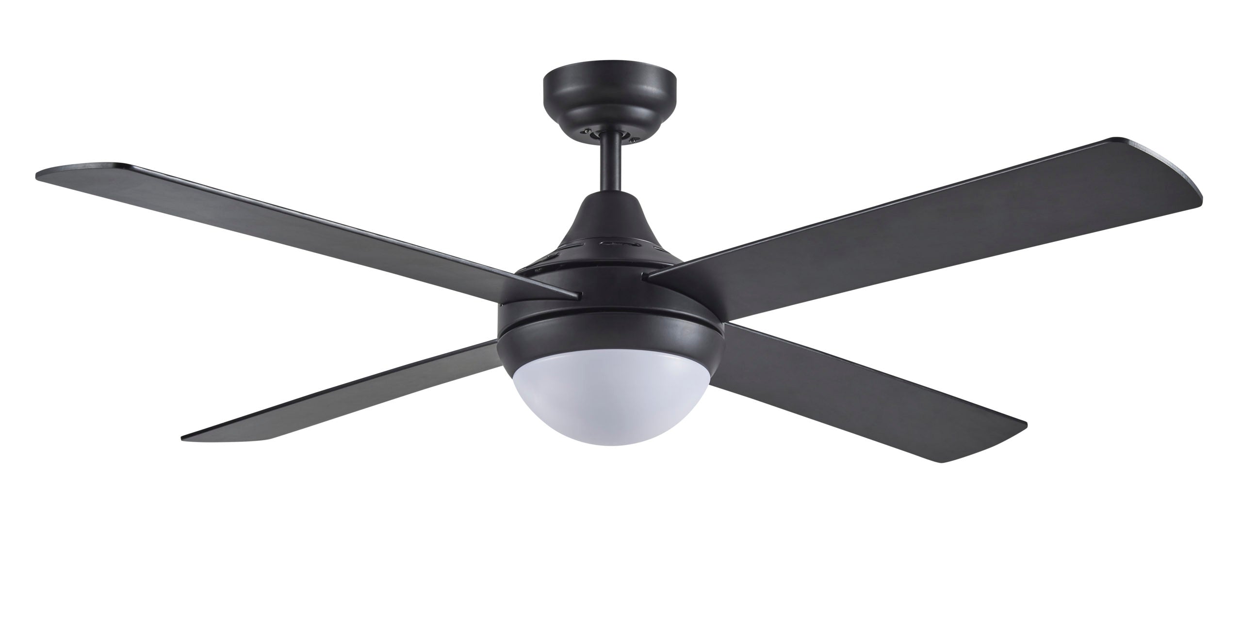 Four Seasons Link 48" Ceiling Fan with Light 2 x E27 Matt Black - FSL1244M