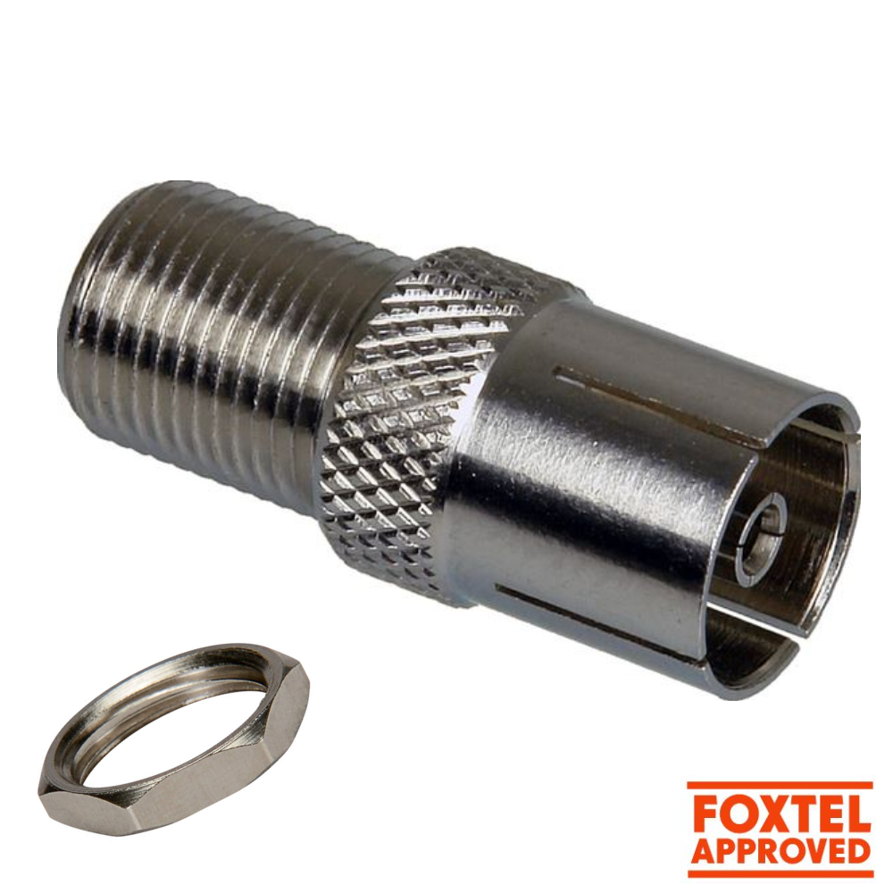 Pal Female to F Type Female Adaptor - 13APFFF