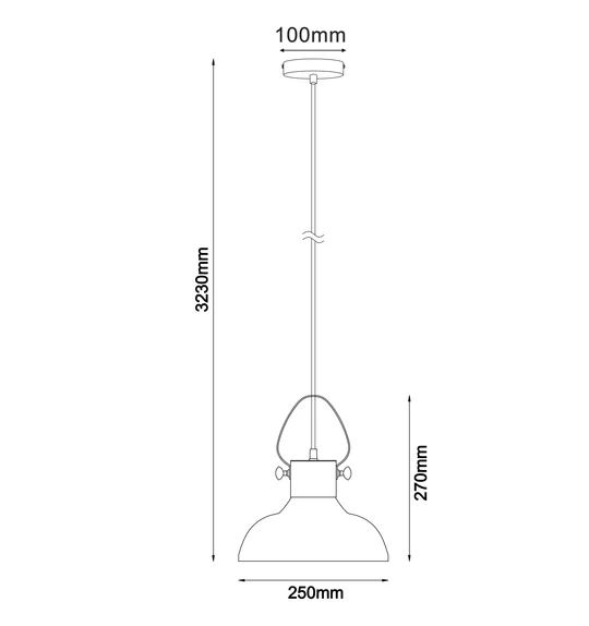 PENDANT ES 60W Copper Plate  with smoked Glass  FUMOSO3 Cla Lighting