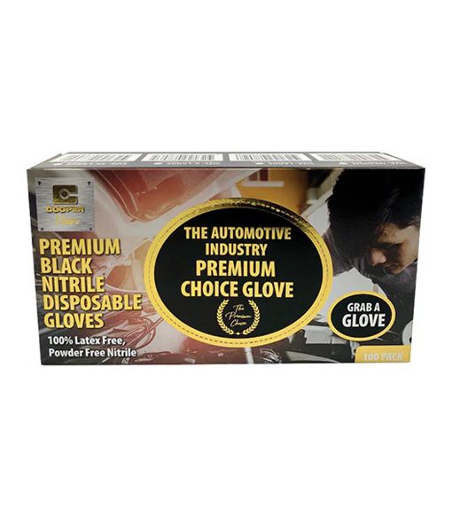 Grab A Glove: Premium Black Nitrile Disposable Gloves NITRILEXL