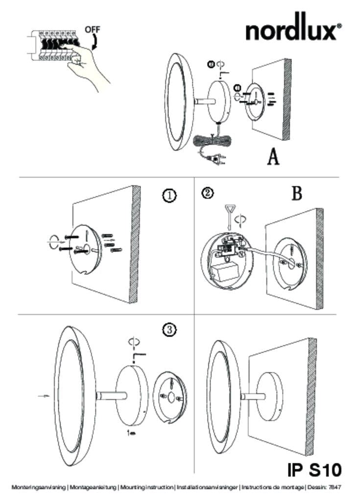 IP S10 Bath Metal, Glass White, Mirror - 78471001